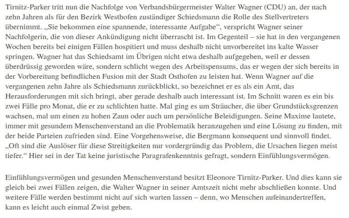 In der VG Westhofen gibt es erstmals mit Elenore Tirnitz Parker eine Schiedsfrau ernannt von Richter Bergmann AG Worms-03