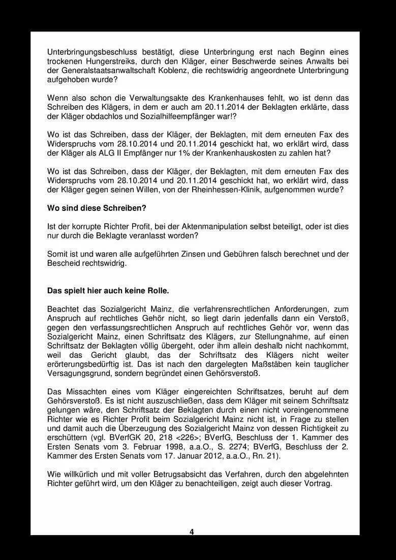 Staatssekretär David Profit und sein Befangenheitsantrag als Richter am Sozialgericht Mainz ist Korruption genauso wie Machtmissbrauch im Amt-Seite-4