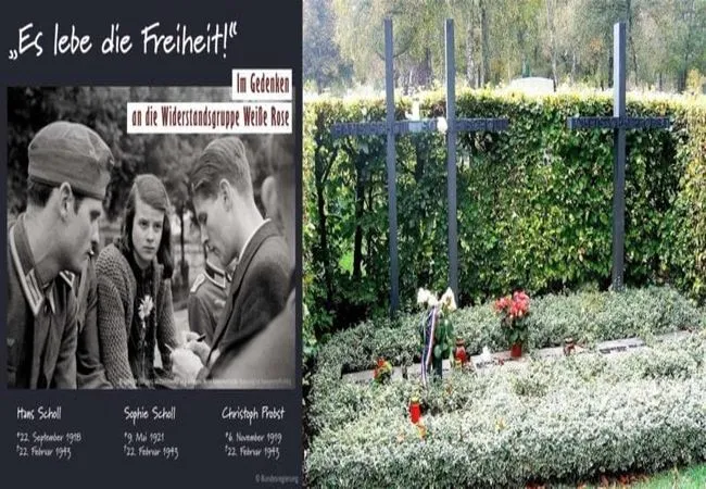 Gedenken an die Weiße Rose wird von Frauke Lattrell und Barbara Euler sowie Thomas Bergmann und Rainer Hofius mit Füßen getreten