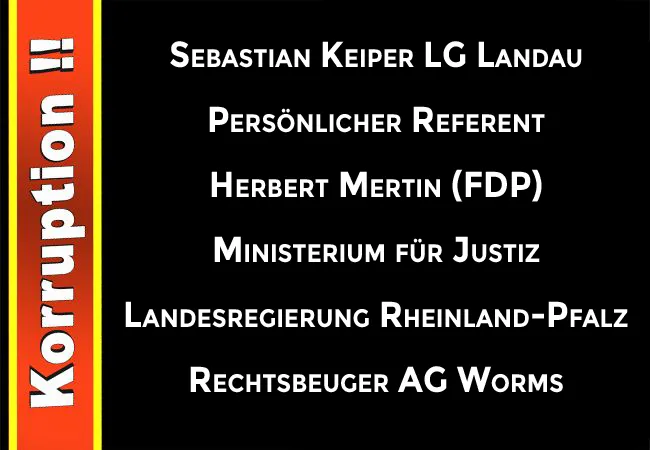 Sebastian Keiper LG Landau persönlicher Referent Herbert Mertin FDP Ministerium der Justiz Rheinland Pfalz AG Worms