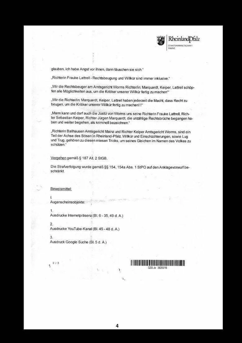 Richterin Lattrell Amtsgericht AG Worms Befangenheitsantrag Staatsanwaltschaft Mainz Justizskandal RLP Justizversagen-04