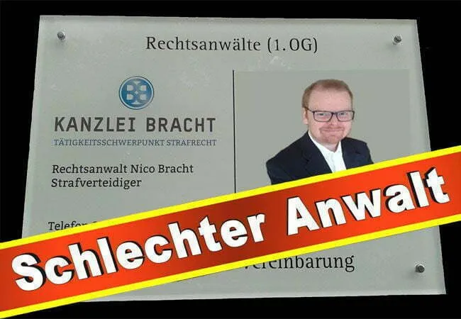 Vorsicht vor Rechtsanwalt Strafverteidiger Nico Bracht Mainz