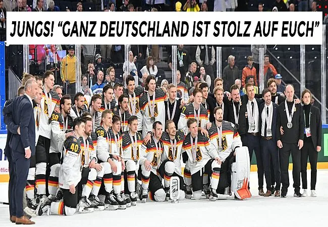 DEB-Team verpasst Eishockey-Sensation im WM-Finale-2023 gegen Kanada und holt Silber