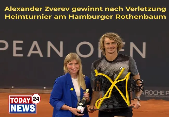 Alexander Zverev gewinnt nach Verletzungspause sein Heimturnier am Hamburger Rothenbaum