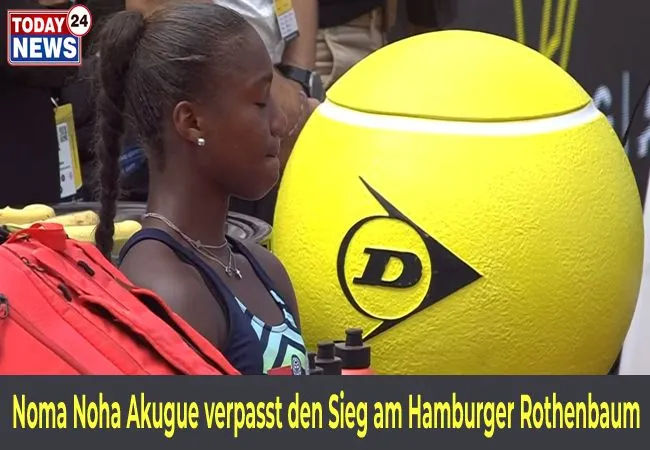 Noma Noha Akugue verpasst den Sieg am Hamburger Rothenbaum gegen Arantxa Rus und unterliegt im Finale der Niederländerin