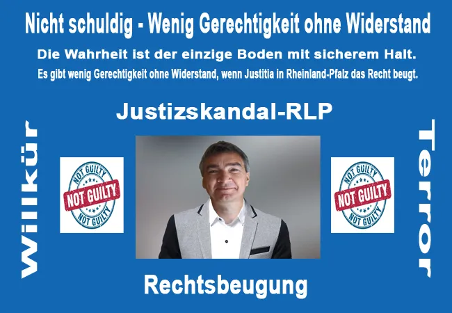 Justizopfer Alfred Becker VG-Eich vom Amtsgericht Worms der Staatsanwaltschaft Mainz RLP Justiz