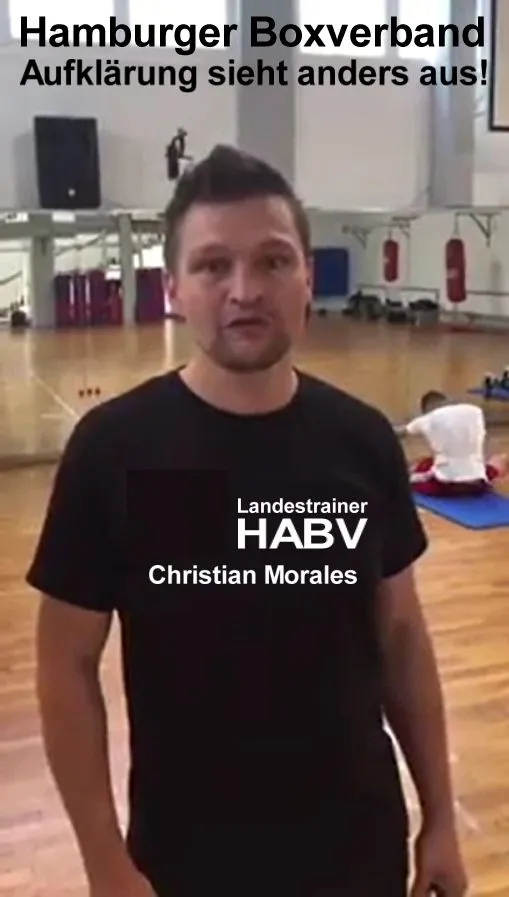 Landestrainer HABV Christian Morales PYX Global Sports Giants Hamburg Professional Boxing