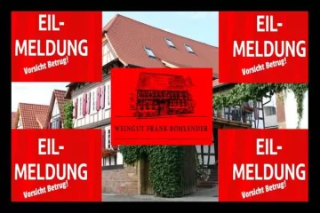 VORSICHT UNSERIÖS – Weingut und Gästehaus Frank Bohlender Steinweiler in der Pfalz Rheinland-Pfalz