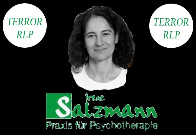 Irene Salzmann Psychotherapeutin Ludwigshafen unterstütz Terror bei Justiz von RLP