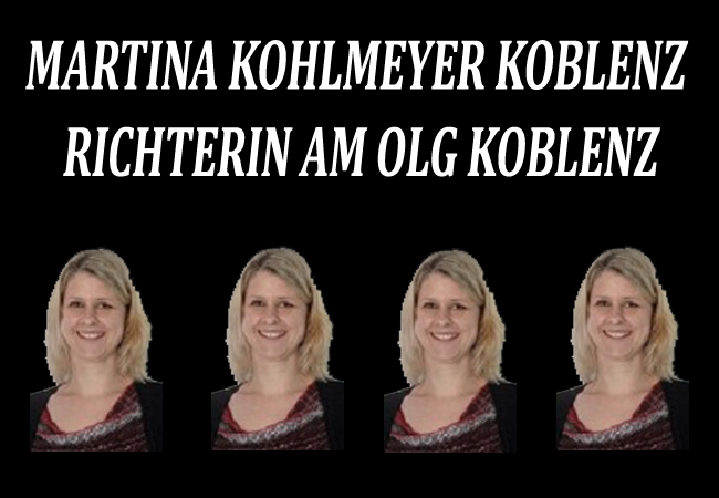 Martina Kohlmeyer Koblenz Richterin am Oberlandesgericht OLG Koblenz