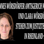 Clara Wörsdörfer und Johannes Wörsdörfer Amtsgericht Mainz stehen zum Justizterror in Rheinland-Pfalz