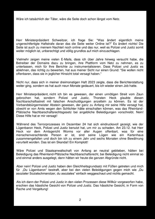 Ministerpräsident von RLP Alexander Schweitzer - Der Gnadengesuch-1